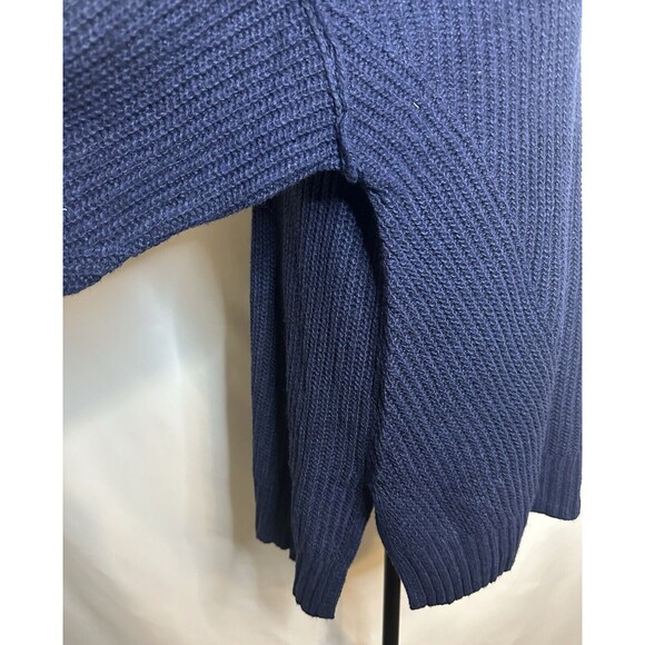 American Eagle Navy Oversized Open Knit Long Sleeve Sweater Women's MEDIUM NWT - Picture 7 of 13
